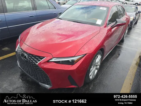 Red 2022 Lexus IS 300 for sale in Plano, TX