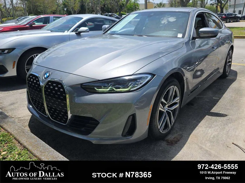 Gray 2023 BMW 4 Series 430i Gran Coupe for sale in Plano, TX