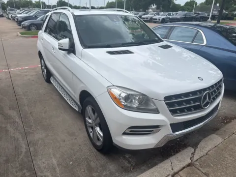 White 2015 Mercedes-Benz M-Class ML 350 for sale in Plano, TX