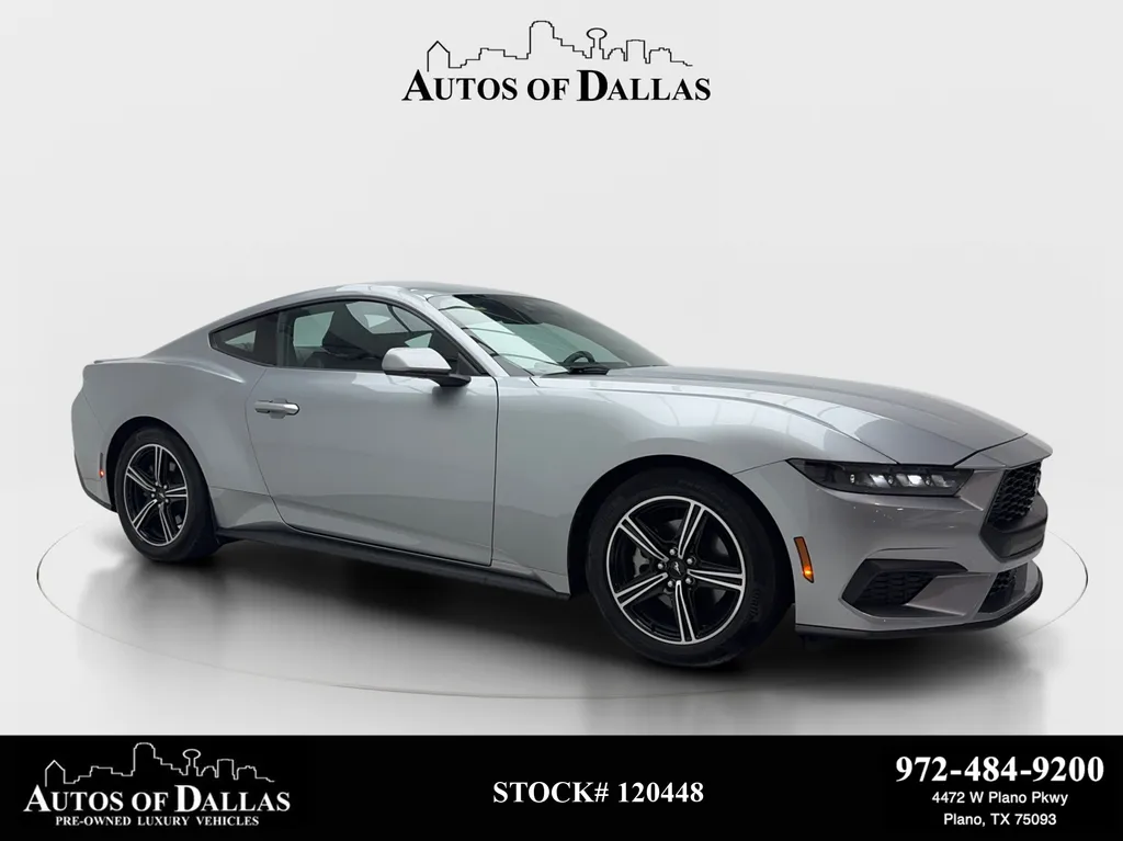 Silver 2025 Ford Mustang EcoBoost Premium for sale in Plano, TX