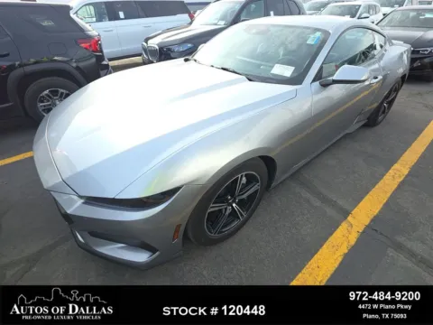 Silver 2025 Ford Mustang EcoBoost Premium for sale in Plano, TX
