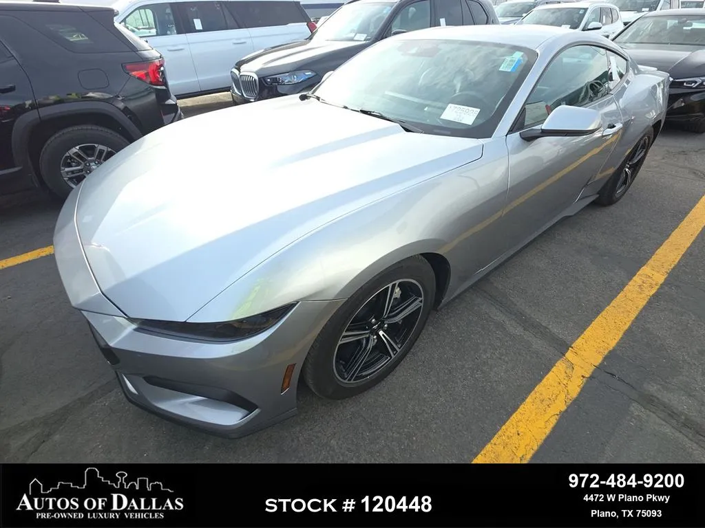 Silver 2025 Ford Mustang EcoBoost Premium for sale in Plano, TX