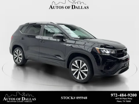 Black 2022 Volkswagen Taos 1.5T SE for sale in Plano, TX