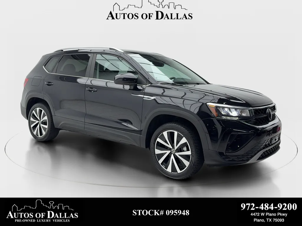 Black 2022 Volkswagen Taos 1.5T SE for sale in Plano, TX
