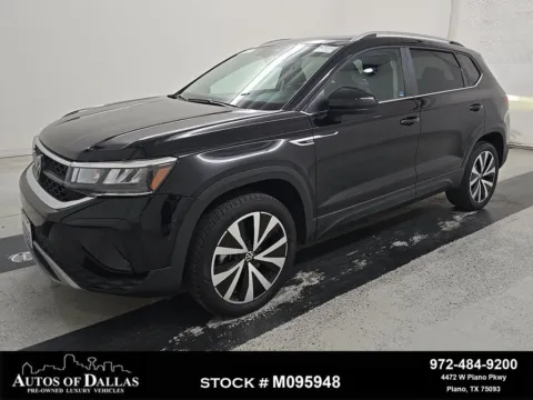 Black 2022 Volkswagen Taos 1.5T SE for sale in Plano, TX