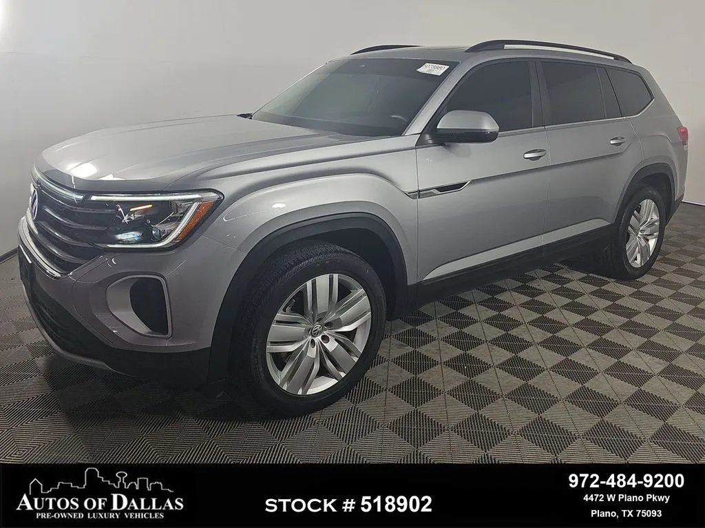 Silver 2024 Volkswagen Atlas 2.0T SE w/Technology for sale in Plano, TX