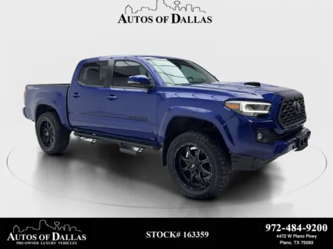 Blue 2022 Toyota Tacoma TRD Sport for sale in Plano, TX