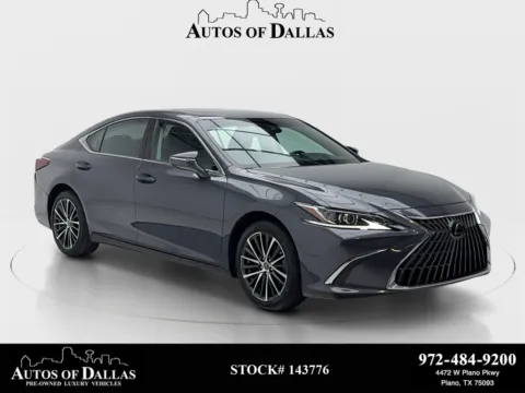 Gray 2023 Lexus ES 350 CAM,SUNROOF,CLMT STS,BLIND SPOT,18" WLS for sale in Plano, TX