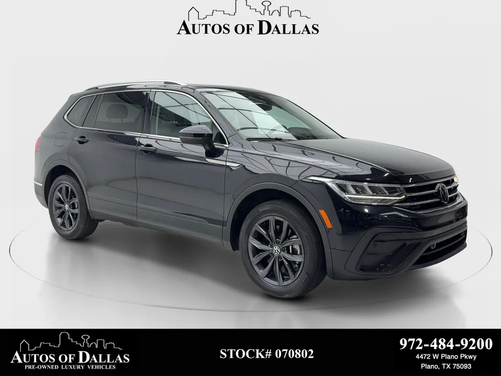 Black 2022 Volkswagen Tiguan 2.0T SE for sale in Plano, TX
