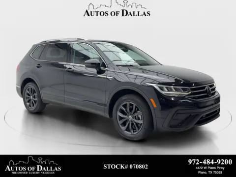 Black 2022 Volkswagen Tiguan 2.0T SE for sale in Plano, TX