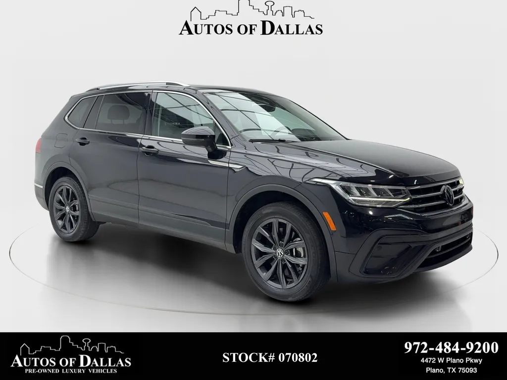 Black 2022 Volkswagen Tiguan 2.0T SE for sale in Plano, TX