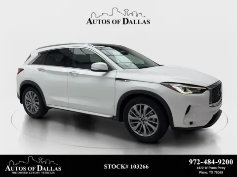White 2023 INFINITI QX50 LUXE for sale in Plano, TX