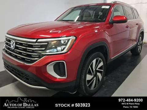Red 2024 Volkswagen Atlas 2.0T SEL for sale in Plano, TX