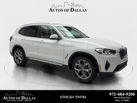 White 2024 BMW X3 sDrive30i for sale in Plano, TX