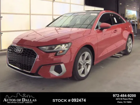 Red 2022 Audi A3 40 Premium for sale in Plano, TX