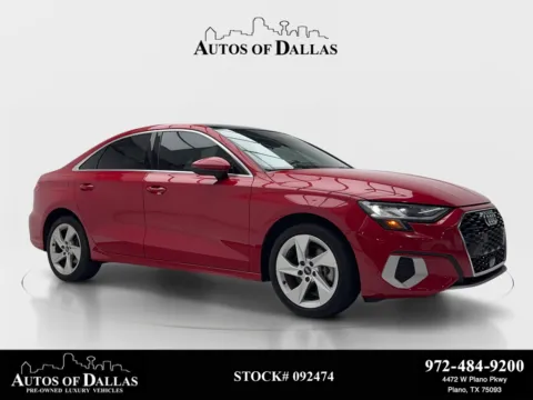 Red 2022 Audi A3 40 Premium for sale in Plano, TX
