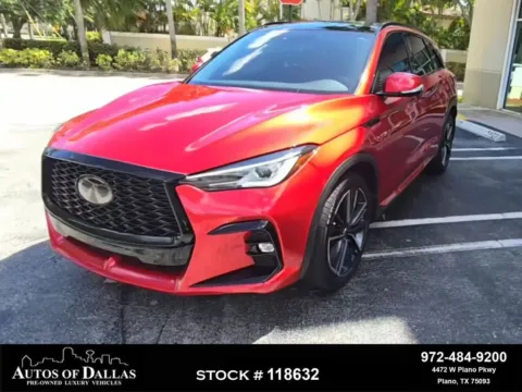 Red 2023 INFINITI QX50 SPORT for sale in Plano, TX
