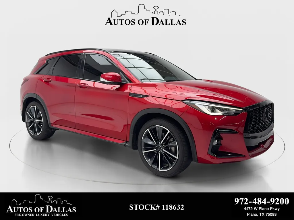 Red 2023 INFINITI QX50 SPORT for sale in Plano, TX