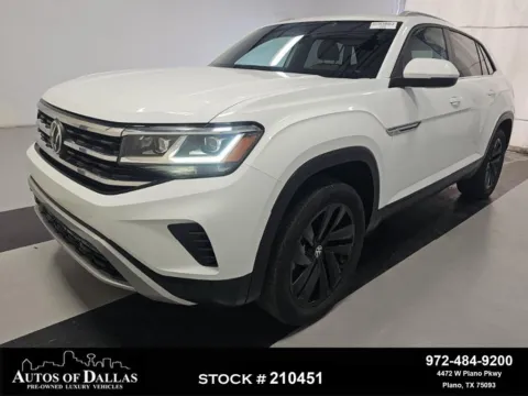 White 2022 Volkswagen Atlas Cross Sport 3.6L V6 SE w/Technology for sale in Plano, TX