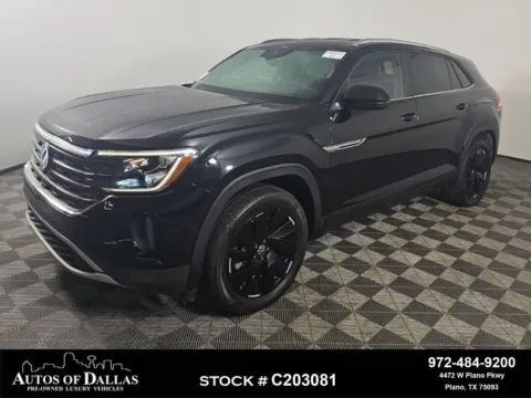 Black 2024 Volkswagen Atlas Cross Sport 2.0T SE w/Technology for sale in Plano, TX