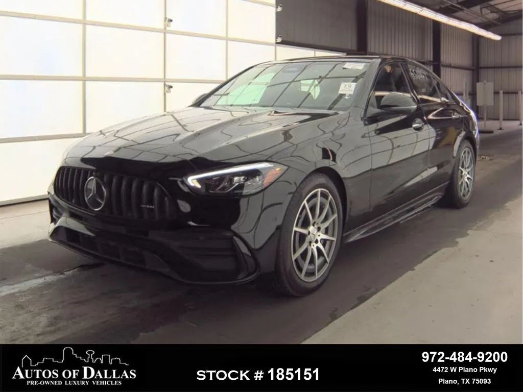 Black 2024 Mercedes-Benz C-Class C 43 AMG for sale in Plano, TX