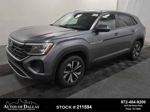 Gray 2024 Volkswagen Atlas Cross Sport 2.0T SE for sale in Plano, TX
