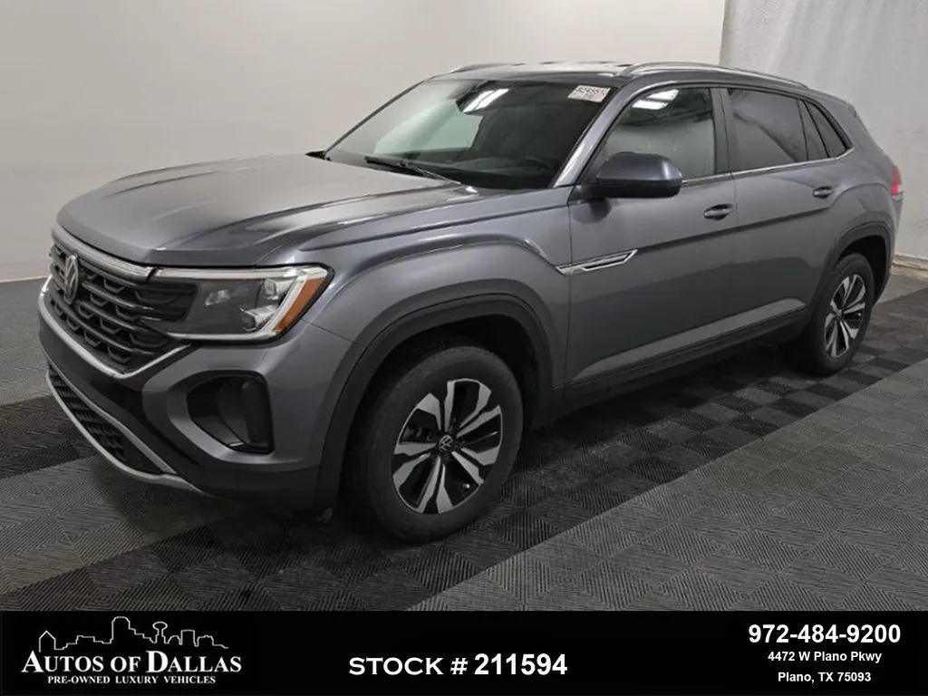 Gray 2024 Volkswagen Atlas Cross Sport 2.0T SE for sale in Plano, TX