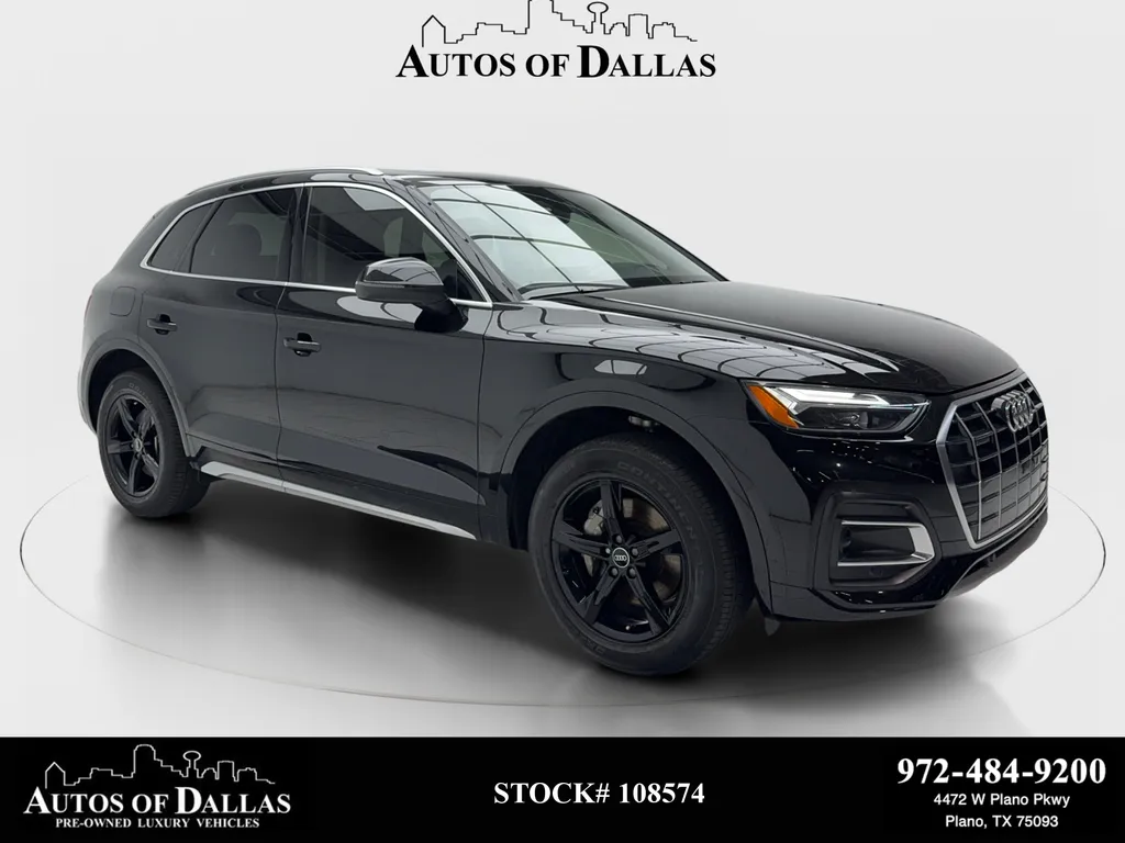 Black 2023 Audi Q5 40 Premium for sale in Plano, TX