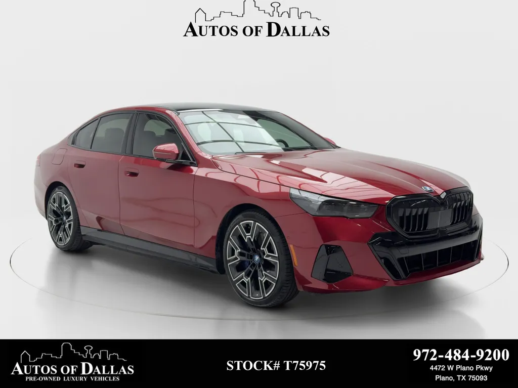 Red 2025 BMW i5 eDrive40 M SPORT,NAV,CAM,SUNROOF,HEADS UP,20" M WL for sale in Plano, TX
