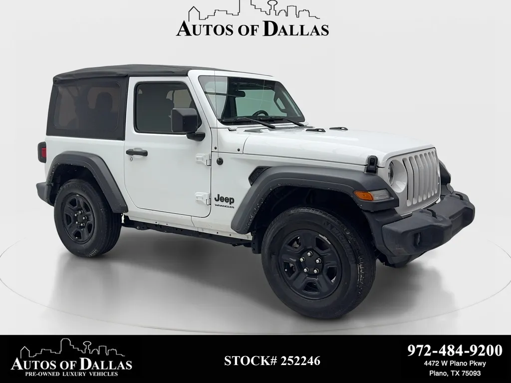 White 2022 Jeep Wrangler Sport for sale in Plano, TX