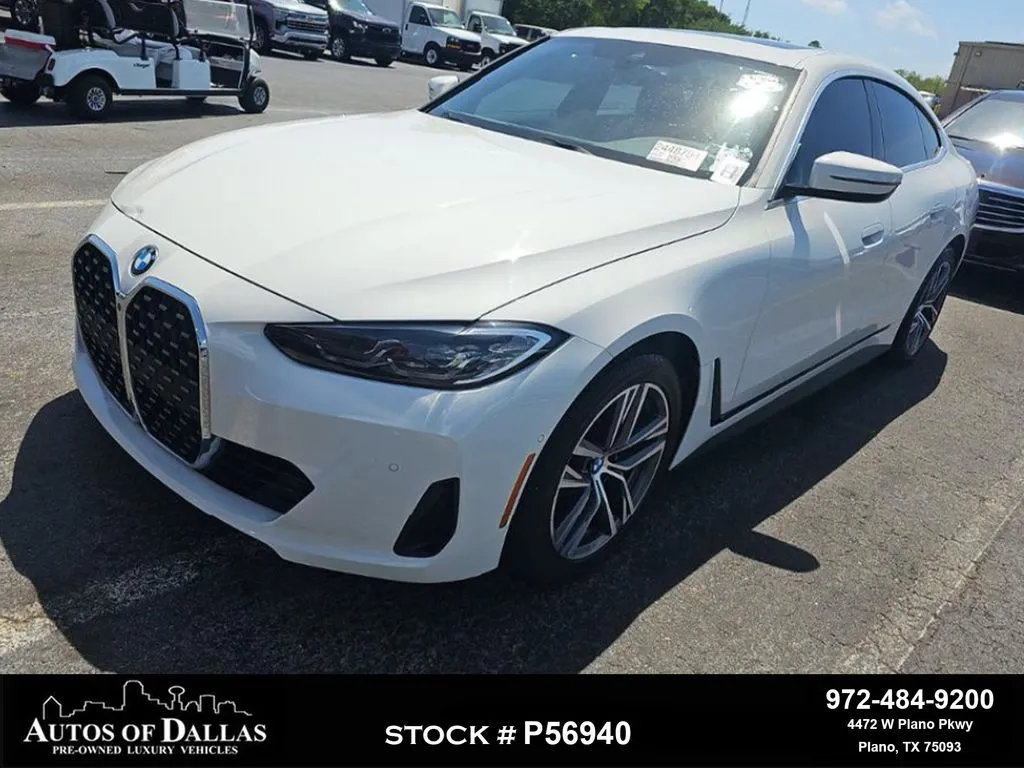 White 2023 BMW 4 Series 430i Gran Coupe for sale in Plano, TX