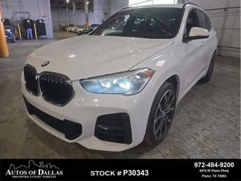 White 2020 BMW X1 sDrive28i for sale in Plano, TX