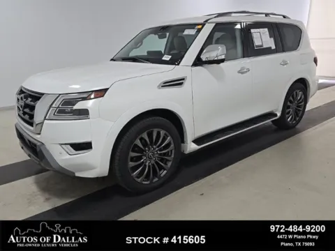 White 2024 Nissan Armada Platinum for sale in Plano, TX