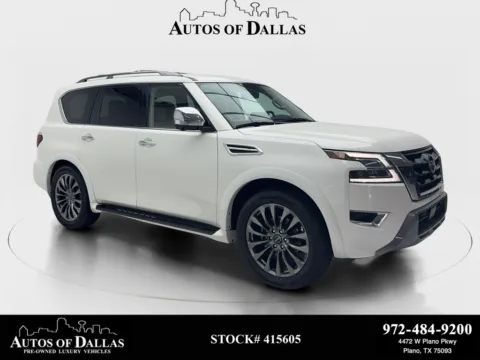 White 2024 Nissan Armada Platinum for sale in Plano, TX