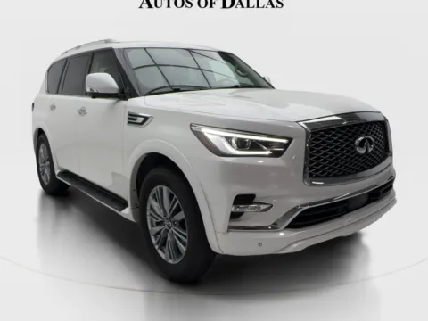 Photos of 2021 INFINITI QX80 LUXE for sale in Plano, TX at Autos of Dallas - Plano