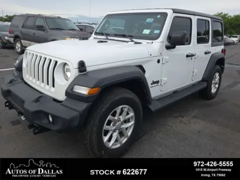 White 2023 Jeep Wrangler Sport S for sale in Plano, TX