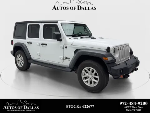 White 2023 Jeep Wrangler Sport S for sale in Plano, TX