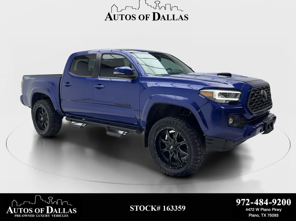 Blue 2022 Toyota Tacoma TRD Sport for sale in Plano, TX