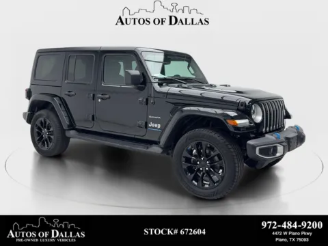 Photos of 2023 Jeep Wrangler Sahara 4xe for sale in Plano, TX at Autos of Dallas - Plano
