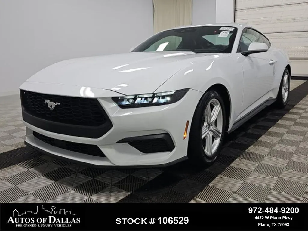 White 2026 Ford Mustang EcoBoost Premium for sale in Plano, TX