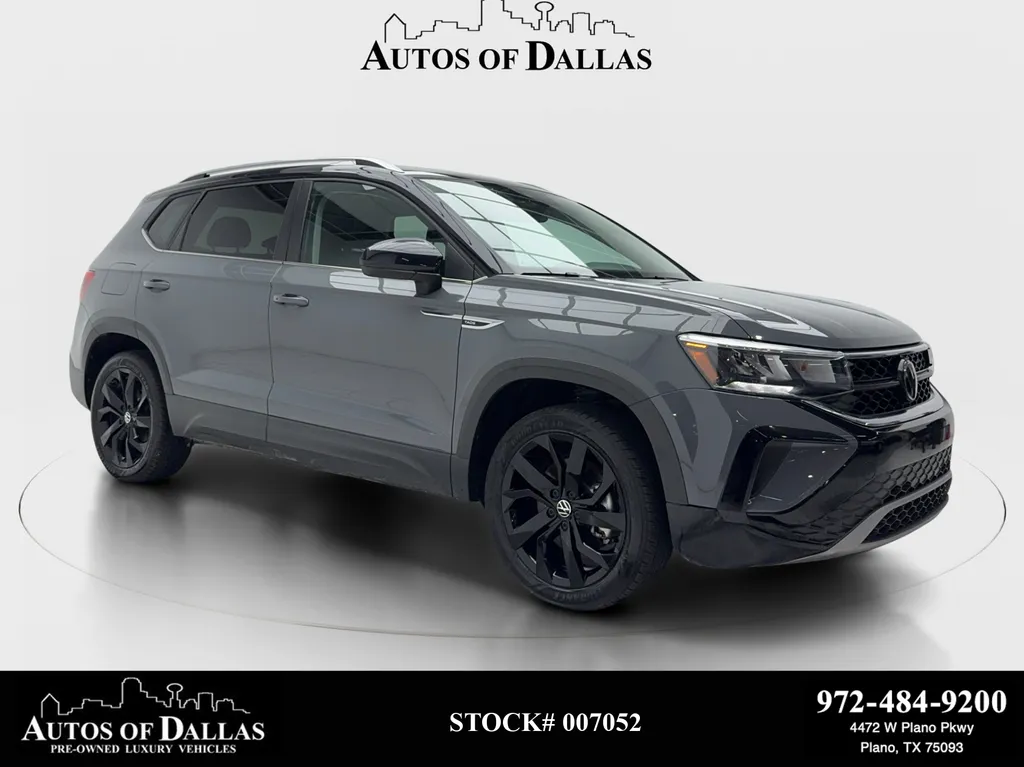 Black 2024 Volkswagen Taos 1.5T SE for sale in Plano, TX
