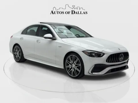 Black 2023 Mercedes-Benz C-Class C 43 AMG NAV,CAM,PANO,BLIND SPOT,20" AMG WLS for sale in Plano, TX