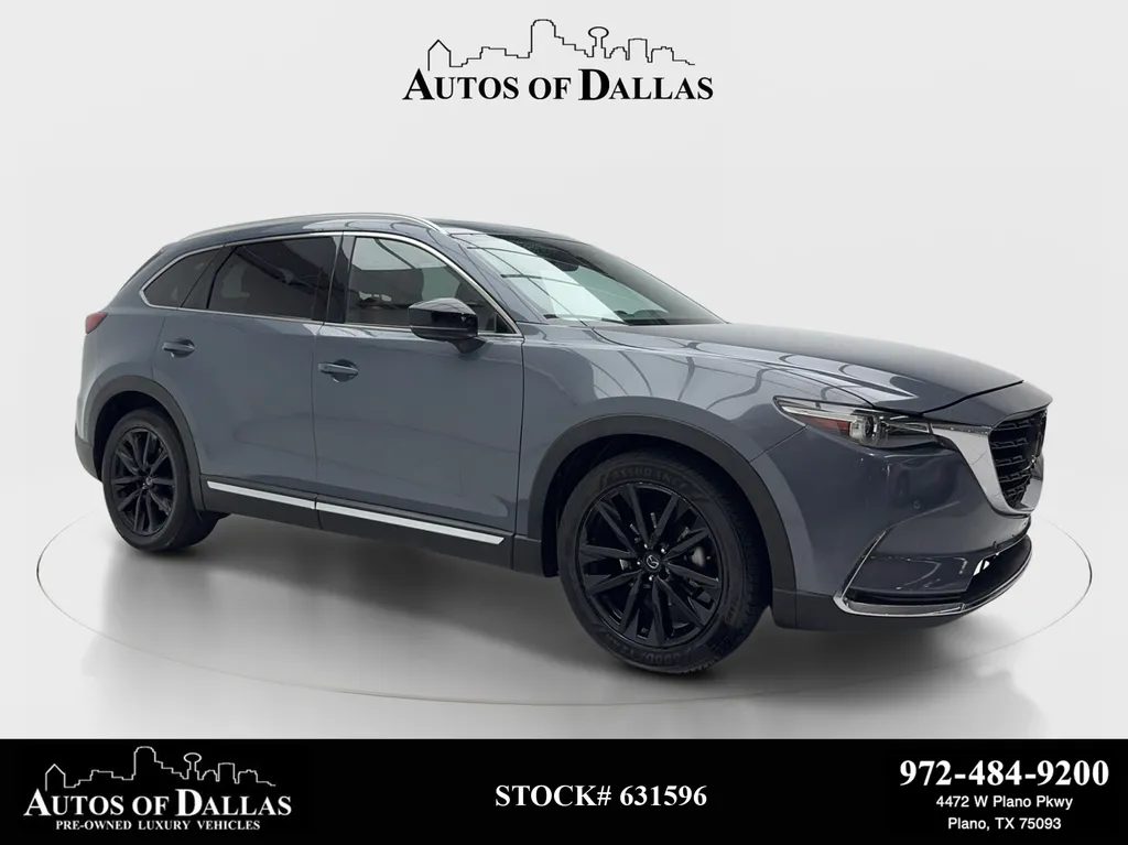 Gray 2023 Mazda CX-9 Carbon Edition for sale in Plano, TX
