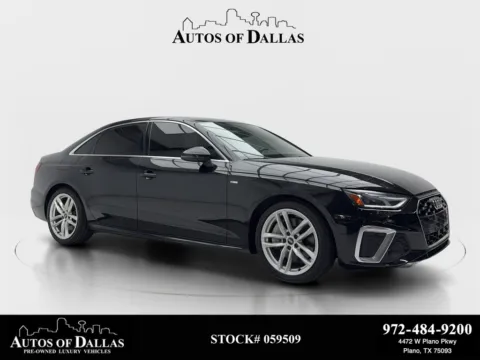 Black 2021 Audi A4 quattro S line Premium 45 TFSI for sale in Plano, TX