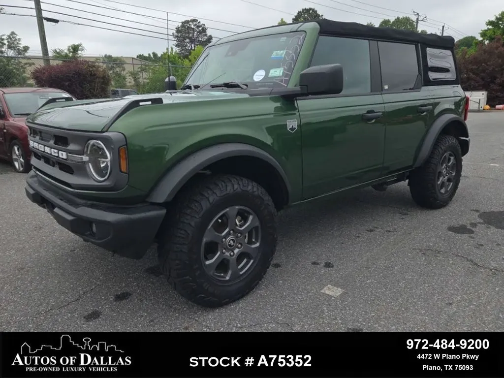 Green 2022 Ford Bronco Big Bend for sale in Plano, TX