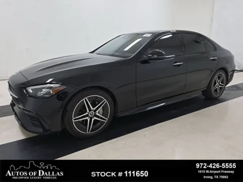 Black 2023 Mercedes-Benz C-Class C 300 for sale in Plano, TX