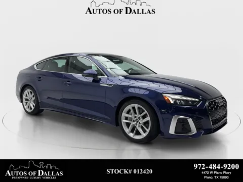 Blue 2023 Audi A5 Sportback 45 S line Premium for sale in Plano, TX
