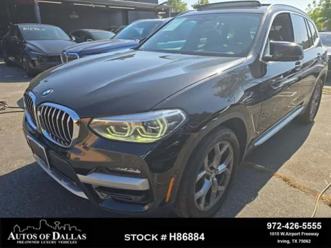 Black 2021 BMW X3 sDrive30i for sale in Plano, TX