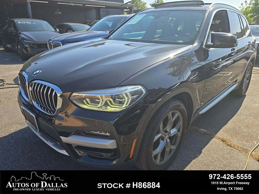 Black 2021 BMW X3 sDrive30i for sale in Plano, TX
