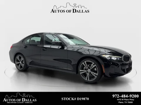 Black 2023 BMW 3 Series 330i for sale in Plano, TX
